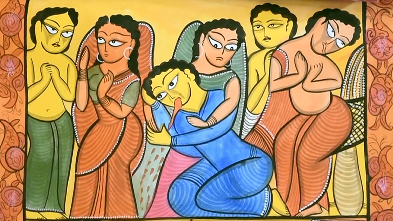 Potochitra painting showing TB