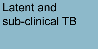 Latent and sub-clinical TB