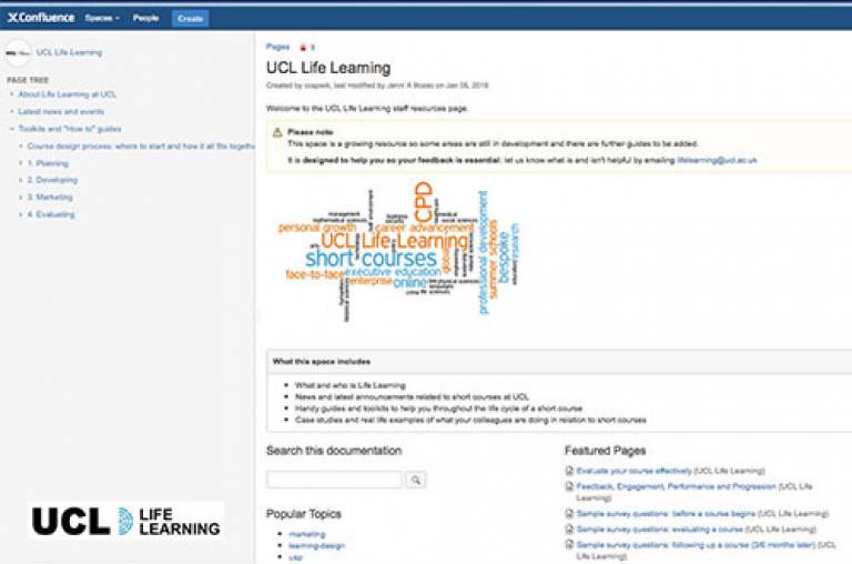 Life Learning wiki screenshot