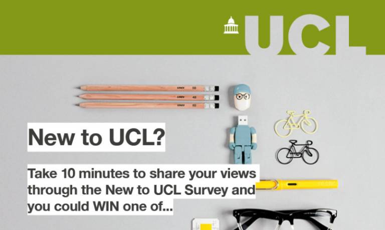 New to UCL survey promo