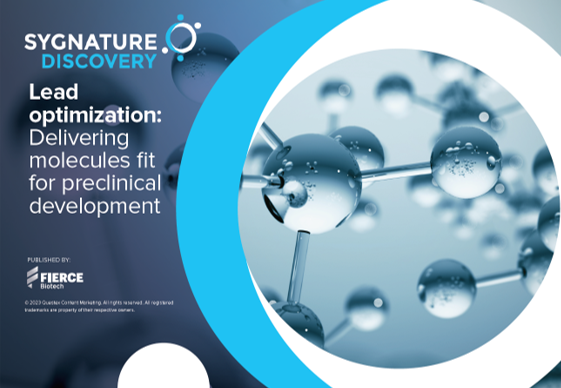 Free e-book published by Fierce Biotech: Lead Optimization:  Delivering Molecules fit for Preclinical Development