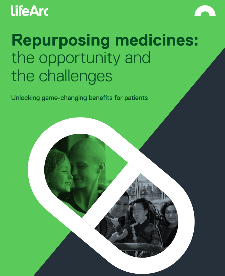 LifeArc Repurposing Medicines report front cover