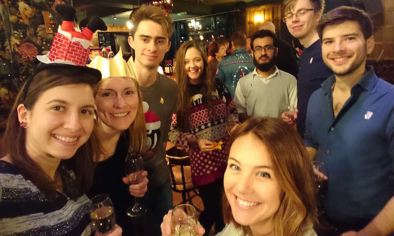 Infection and Immunity Christmas party at The Star of Kings. 2018