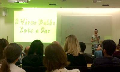 John Walter presents a seminar to the Department ' A Virus Walks into a Bar'