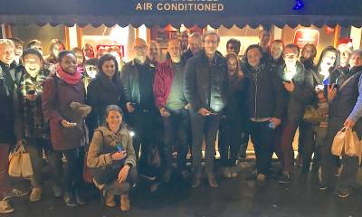 Towers lab and friends celebrate Christmas at 'Watch Me' in South Wimbledon 2015