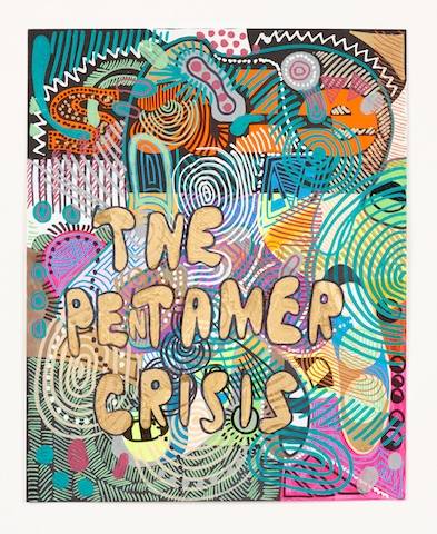 Artwork by Dr John Walter. Pentamer Crisis. Image by Jonathan Bassett