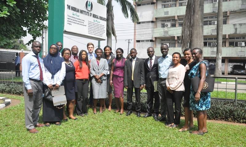 Dr Doug Fink and collaborators and colleagues at the Nigerian Institute of Medical Research