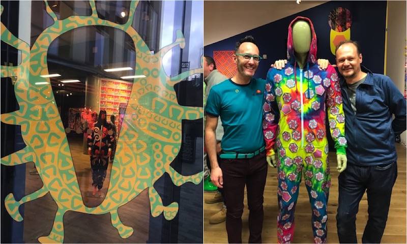 Greg and John at the CAPSID exhibition at 'Home' in Manchester