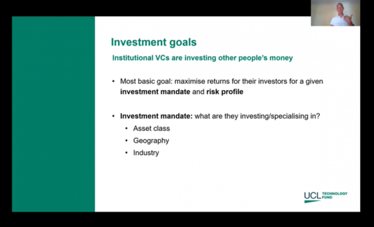 Seminar 2 UCL Venture Insight Series slide