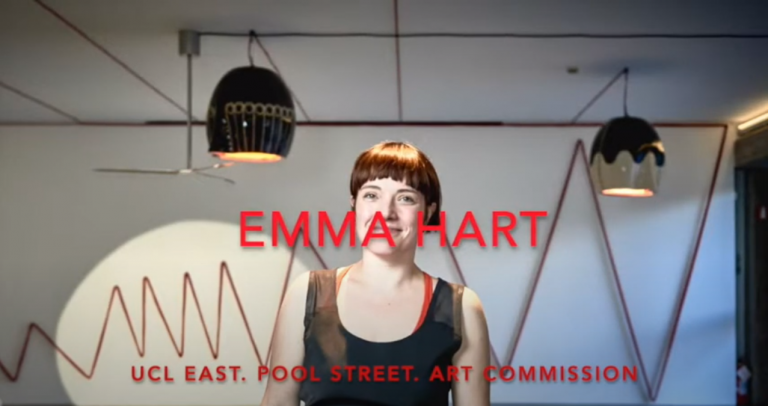 Screenshot of Emma Hart's introductory video