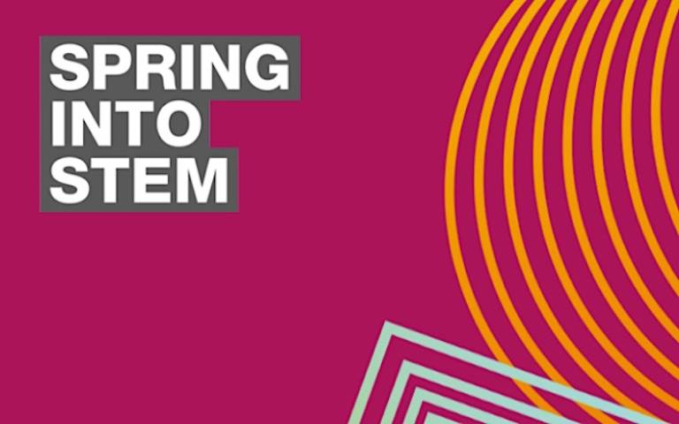UCL Spring into STEM series visual