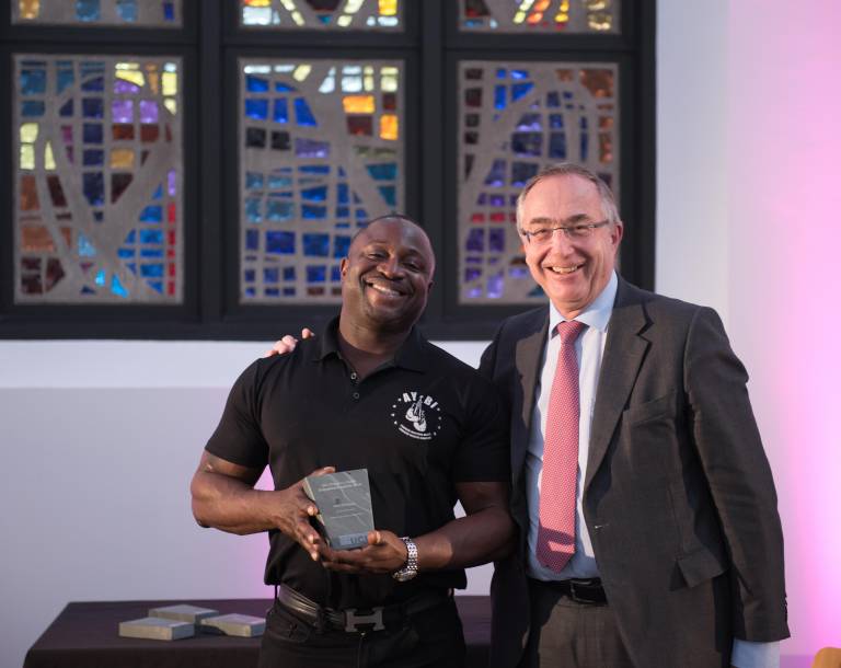 Albert McEyeson from Action Youth Boxing Intervention. Winner of the 2019 ‘Community Award’