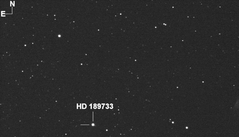 hd189733 Star field