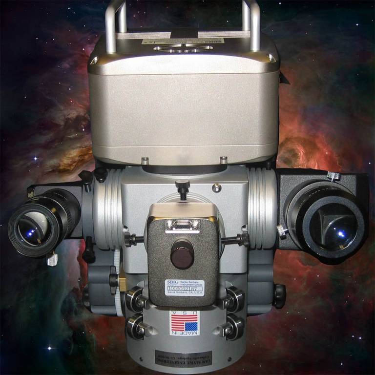SBIG STL 6303-E CCD camera, "Mega-Port Sidewinder" and     VSE Omega 2.7in focuser.