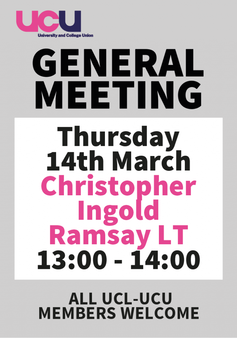 general meeting 14th March