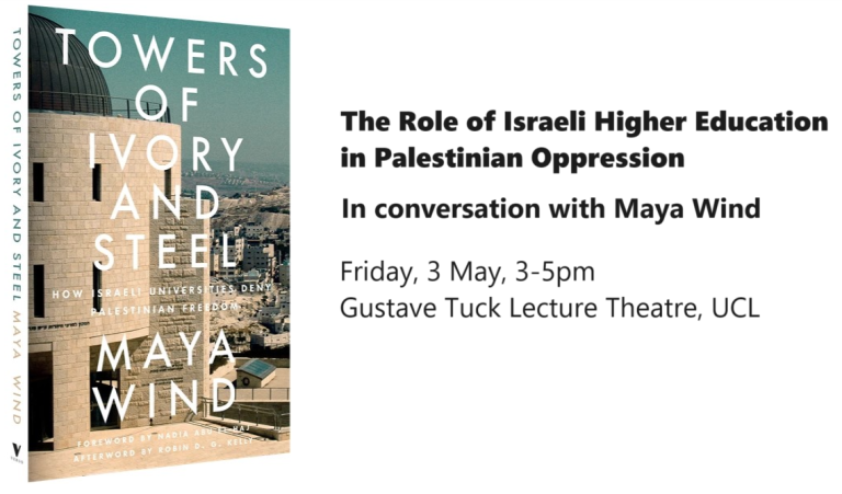 The Role of Israeli Higher Education in Palestinian Oppression: In conversation with Maya Wind