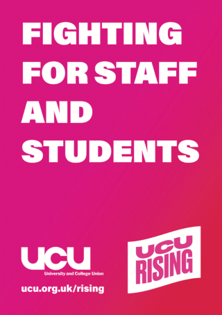 UCU: Fighting for students and staff