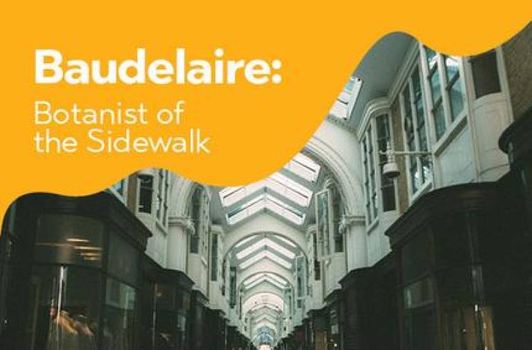 Baudelaire: Botanist of the Sidewalk