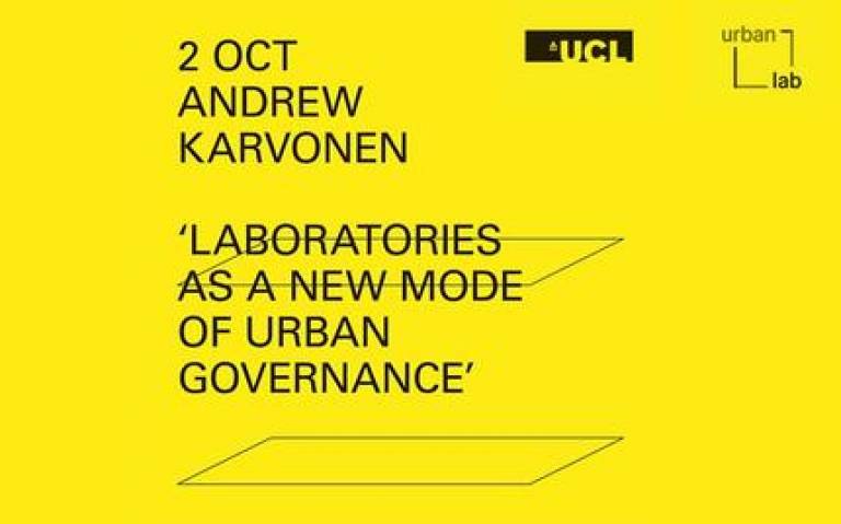 Urban Laboratory Lecture Series - Andrew Karvonen