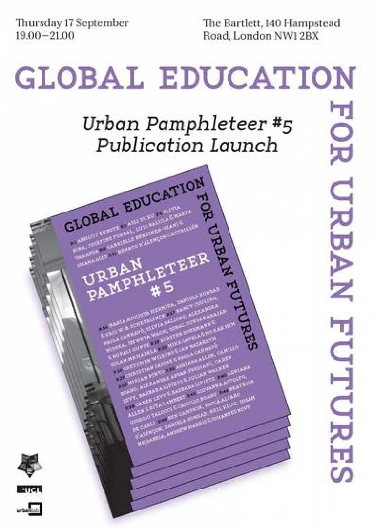 Urban Pamphleteer #5 launch: Global Education for Urban Futures