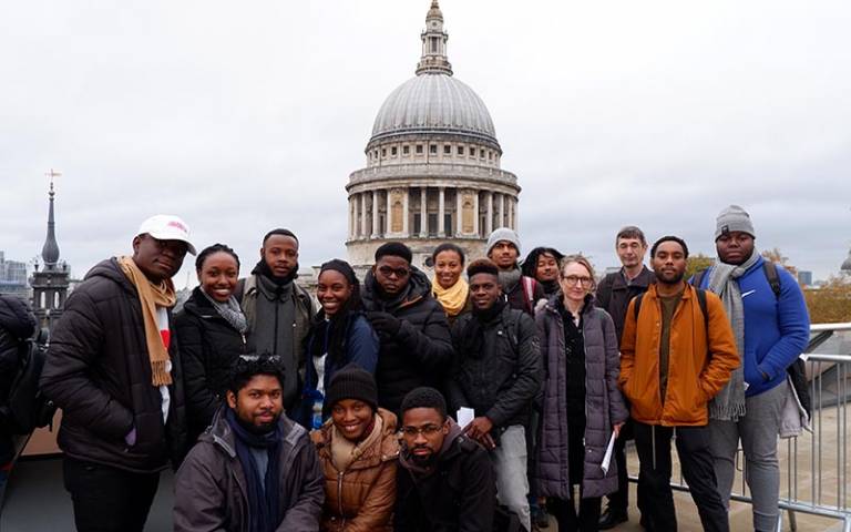 Caribbean School of Architecture’s MArch, Year 1, Urban Study visit to London