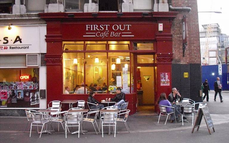 First Out café in Soho