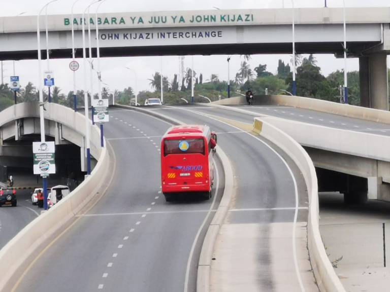 John Kijazi Interchange built with Chinese funding in Dar es Salaam