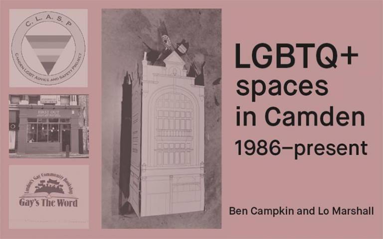 LGBTQ+ Spaces in Camden report cover
