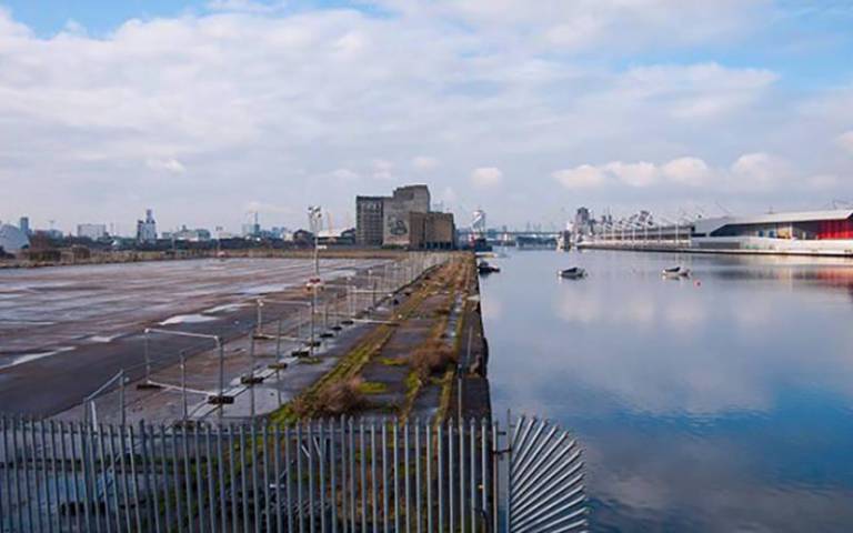 Royal Docks wasteland