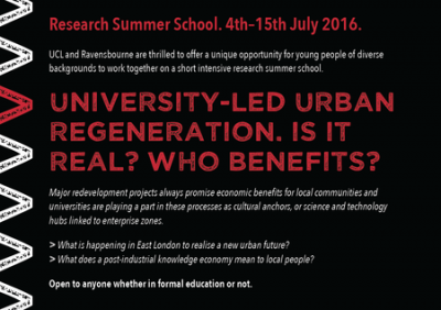UCL Research Summer School 2016