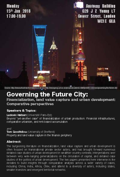 Governing The Future City seminar
