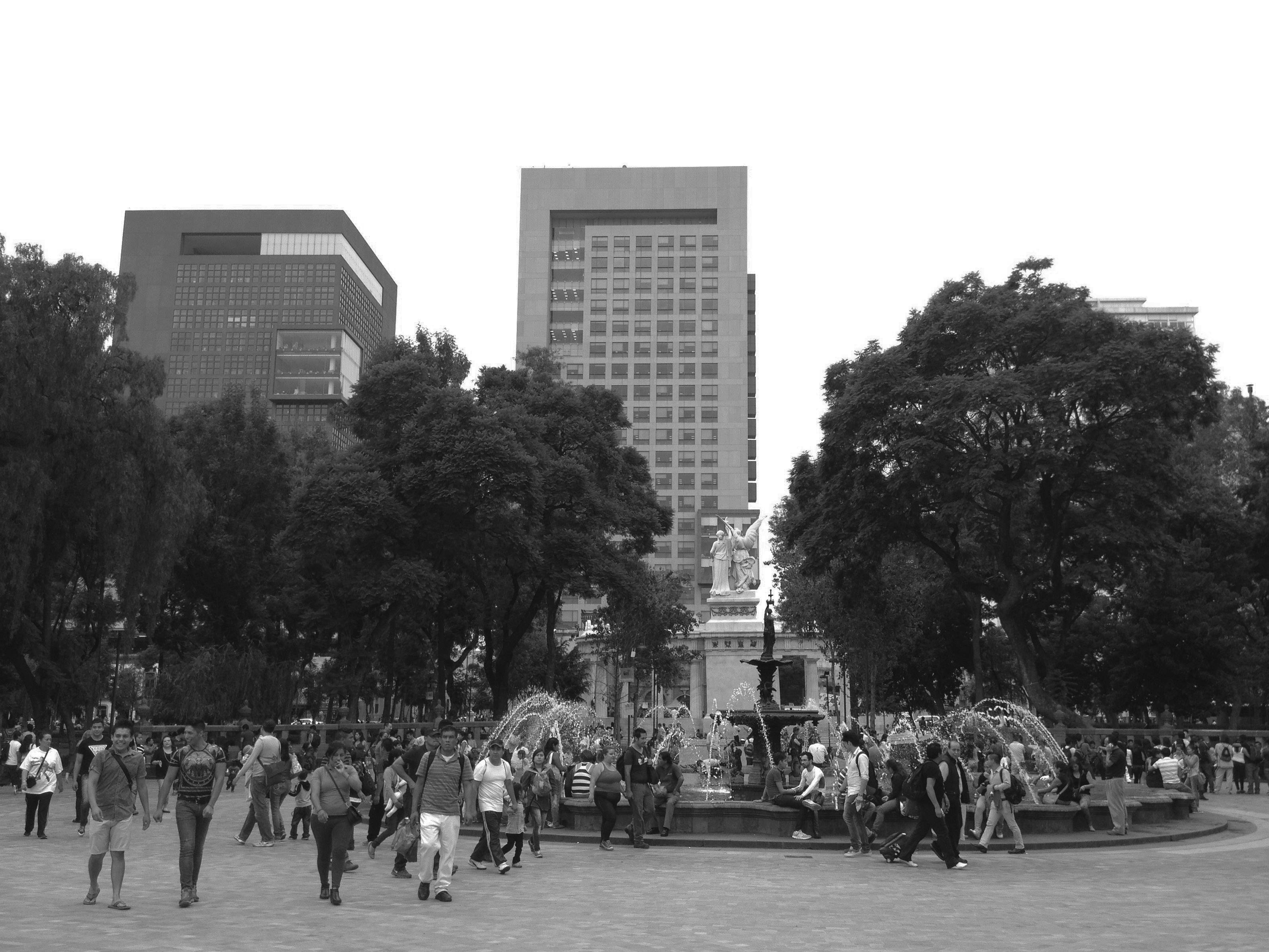 A Saturday afternoon in the Alameda Central in the Historic Centre of Mexico City