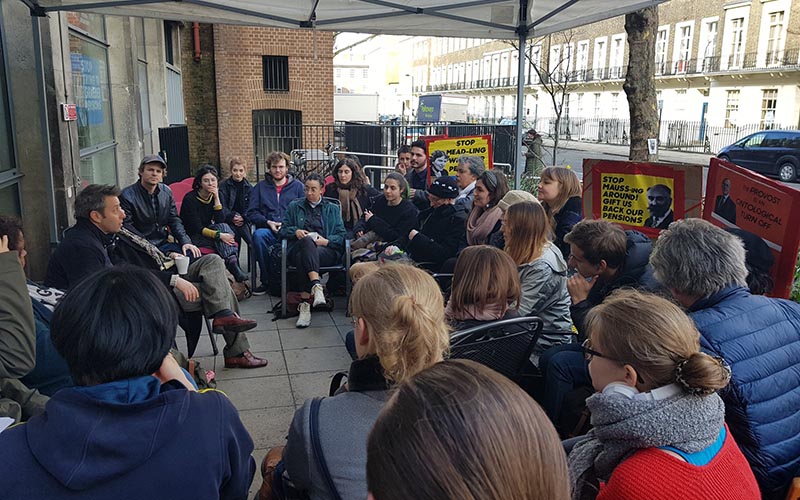 Teach-out at UCL Anthropology during 2018 UCU industrial action