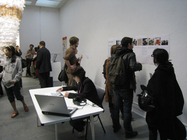 CitiesMethodologies Exhibition 2010. Photograph Daniel Lobo (student 2009-2010)