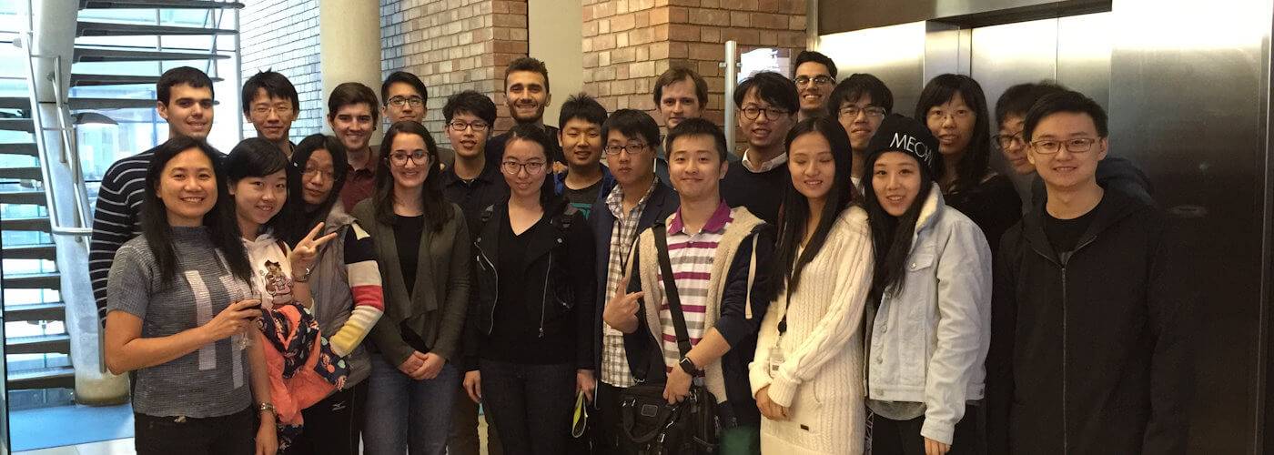Students from Wolfson-instructed programmes at the UCL Cancer Institute