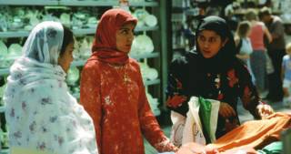 Women wearing a hijab in a shop