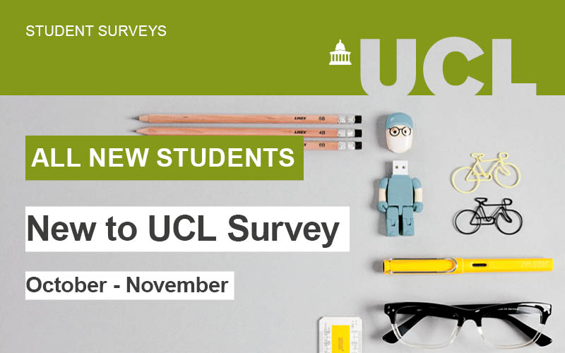 New to UCL survey logo