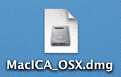 Compressed disk image icon